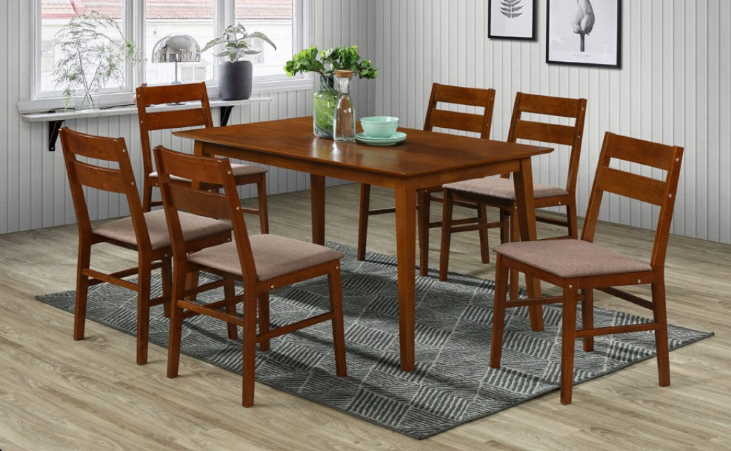 DINING TABLE + 6 CHAIRS
