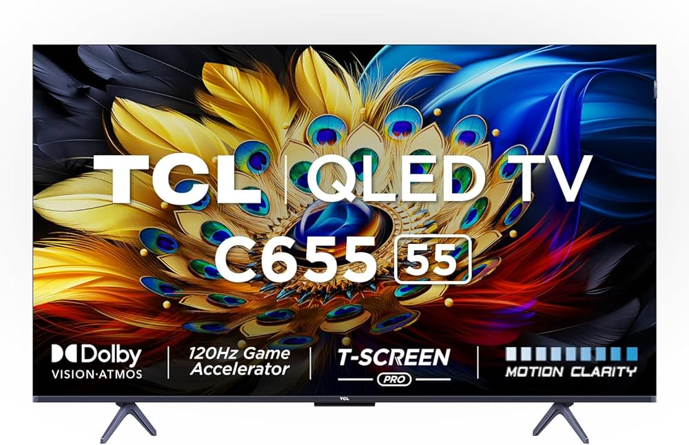 TCL Television 55" 4K QLED Smart Google TV