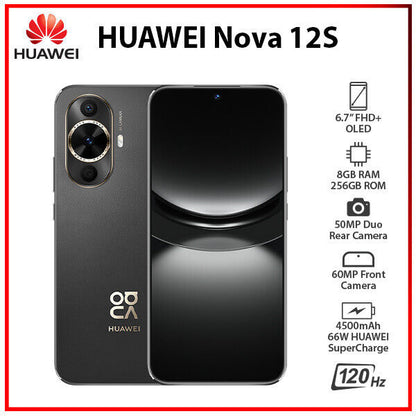 HUAWEI NOVA 12S (Black, 8GB RAM, 256GB Storage)