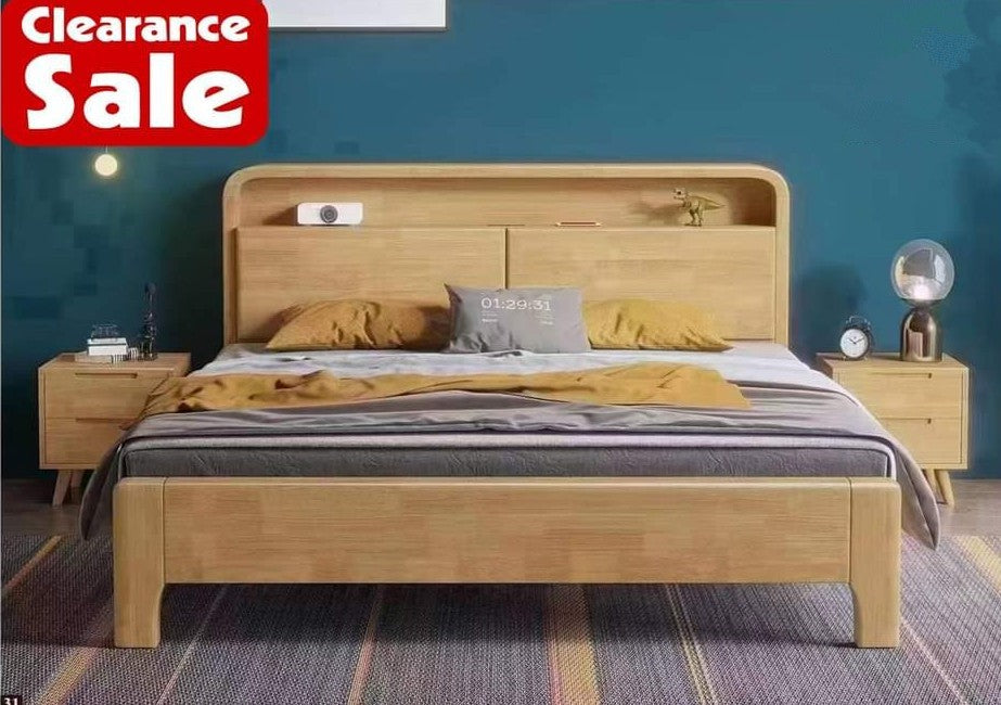 Wood Double Bed