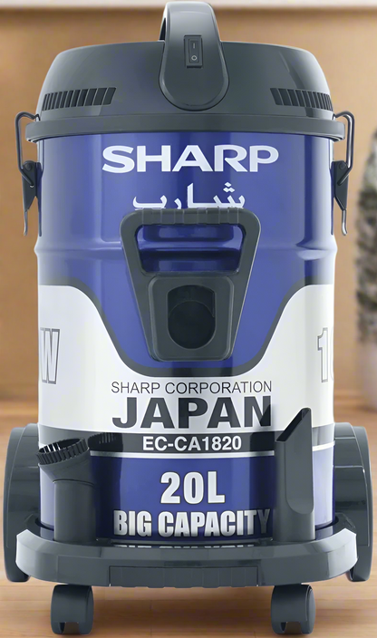 SHARP Barrel Canister Dry Vacuum