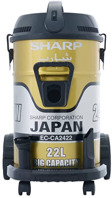 SHARP Barrel Canister Dry Vacuum