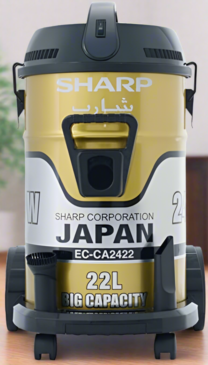 SHARP Barrel Canister Dry Vacuum