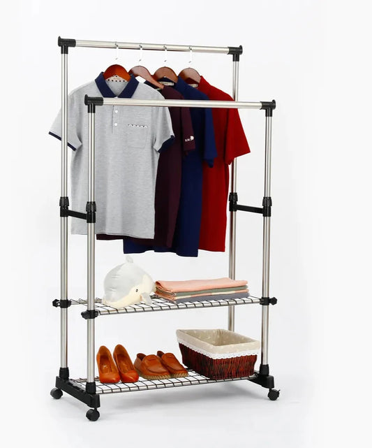 Garment Rack Double Pole