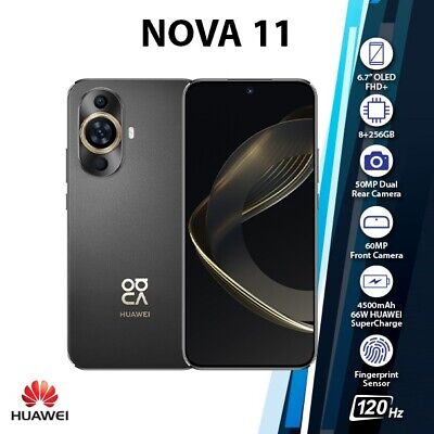 HUAWEI NOVA 11 (Black, 8GB RAM, 256GB Storage)